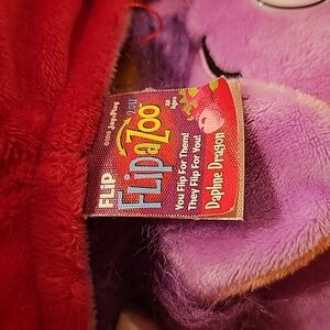 Flip a Zoo 21.5" and Mini 6" Plush Animal 2 in 1 Daphne Dragon & Thea Unicorn